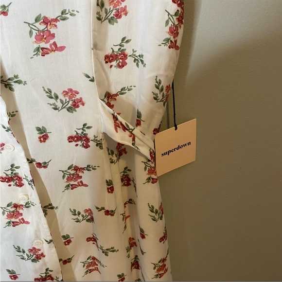 NWT Revolve Superdown Romina Floral Mini Dress - Picture 6 of 6